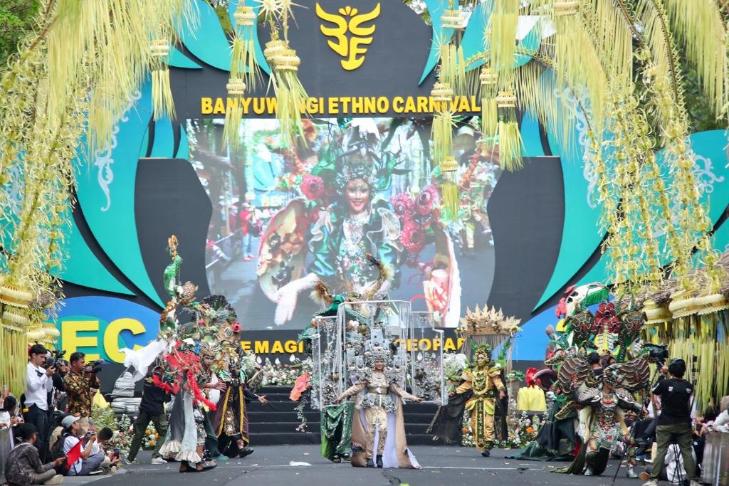 Bakal Disaksikan Ribuan Penonton, Ini Rute Banyuwangi Ethno Carnival (BEC) 2024