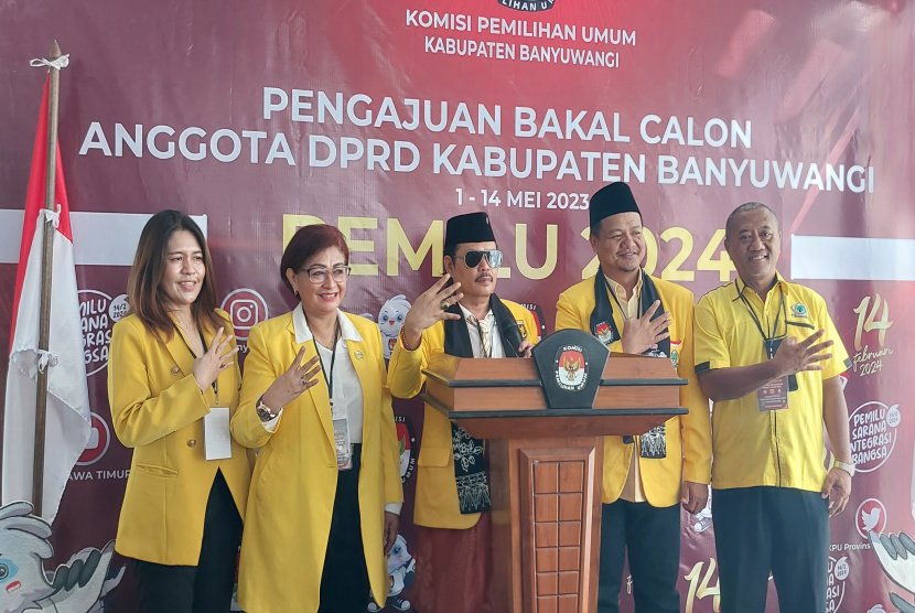 DPD Golkar Banyuwangi Daftar Bakal Caleg, Usung Semangat Berkarya 