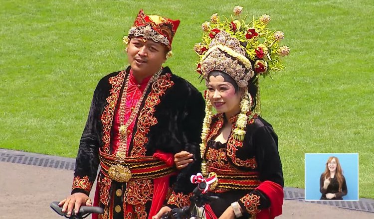 Pakaian Adat Banyuwangi jadi Lima Busana Terbaik Upacara HUT RI di Istana Negara